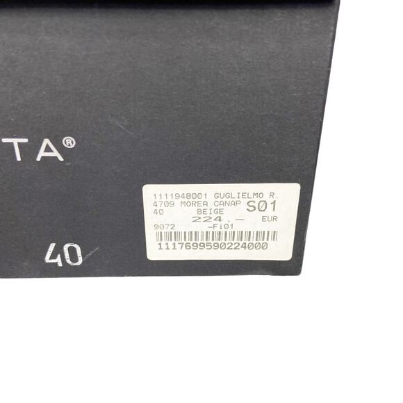 Guglielmo Rotta Beige Platform Heel Open Toe‎ Leather Trim Womens Size 40 EU - Picture 4 of 15